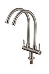 Picture of Double Pillar Sink Tap (Matt)