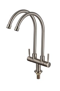 Picture of Double Pillar Sink Tap (Matt)